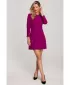 Kleid MAKOVER K148 RUBINE