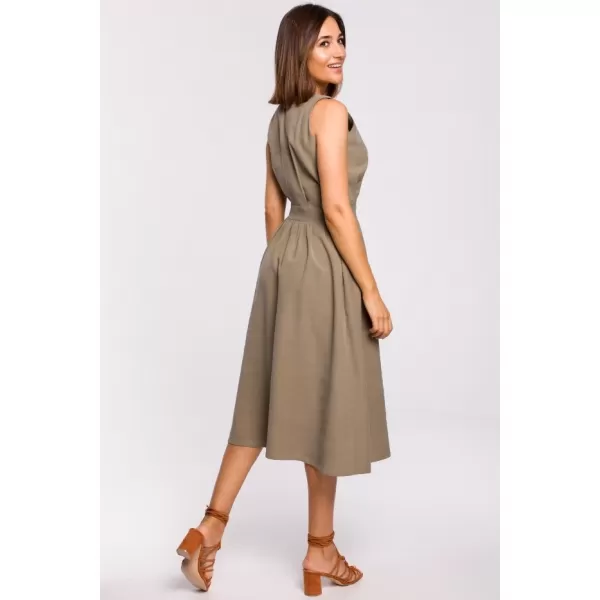  Kleid STYLOVE S224 KHAKI 