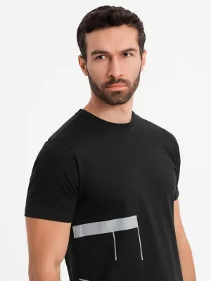 Hemd OMBRE OM-TSPT-0213 SCHWARZ