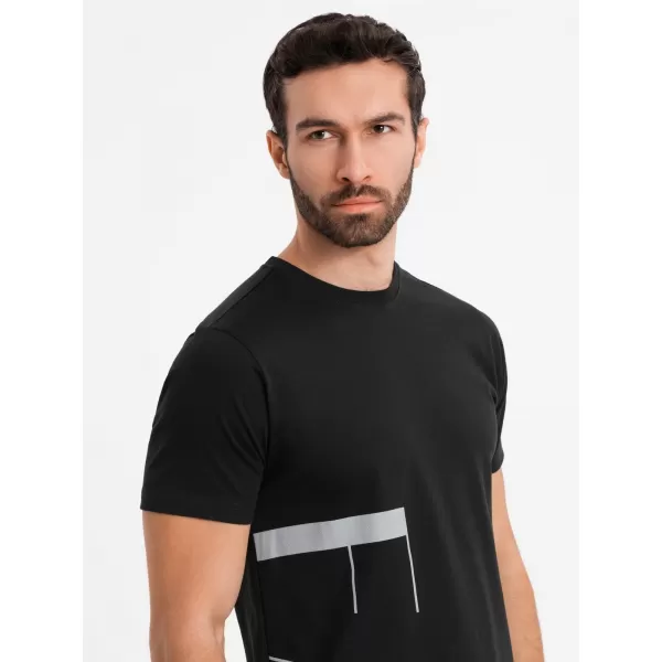  Hemd OMBRE OM-TSPT-0213 SCHWARZ 