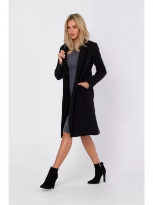 Damenmantel MOE M758 SCHWARZ
