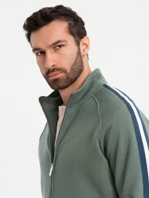 Herren -Sweatshirt OMBRE OM-SSZP-0219 OLIVE