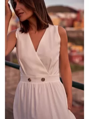 Kleid STYLOVE S224 NATURFARBEN
