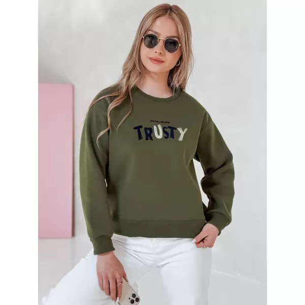  Damen Sweatshirt DSTREET SOFTRUS BY1409 GRÜN 