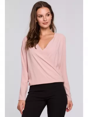 Damenbluse MAKOVER K037 PULVER