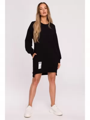 Damen-Sweatshirt MOE M676 SCHWARZ
