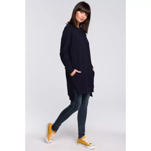 Damen-Sweatshirt BEWEAR B101 MARINEBLAU 
