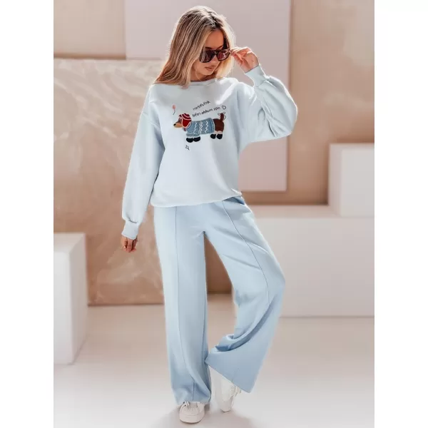  Damen Sweatshirt DSTREET DOGSWEETY BY1479 BLAU 