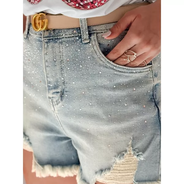  Damenshorts DSTREET LIKE A STAR SY0487 BLAU 