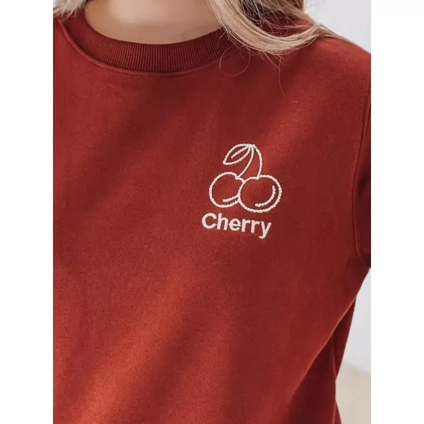  Damen Sweatshirt DSTREET CHERSOFT BY1398 ROT 