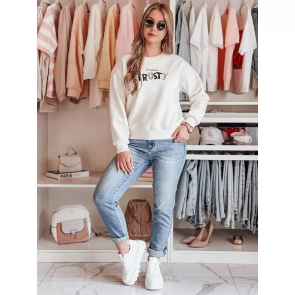 Damen Sweatshirt DSTREET SOFTRUS BY1411 WEIß 