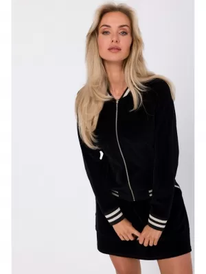 Damen-Sweatshirt MOE M766 SCHWARZ