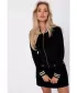 Damen-Sweatshirt MOE M766 SCHWARZ