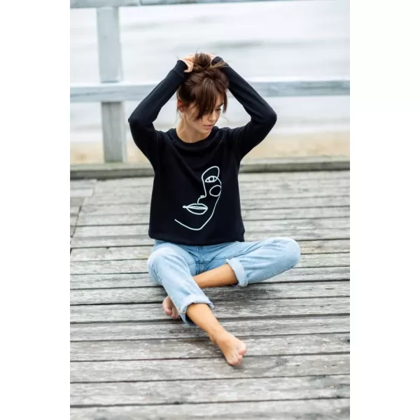  Damen-Sweatshirt BEWEAR B167 SCHWARZ 