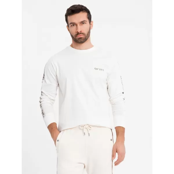 Hemd OMBRE OM-LSCL-0127 WEIß GEBROCHEN 