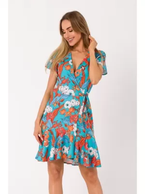 Kleid MOE M738 BLAU