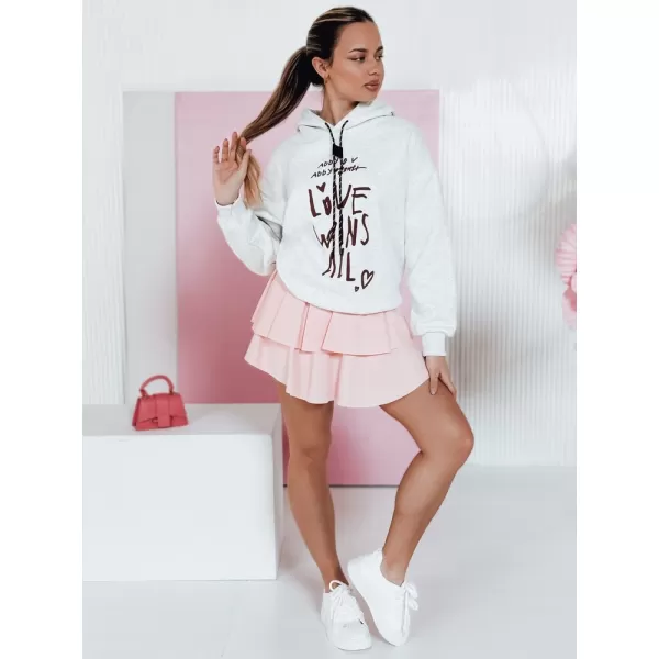  Damen Sweatshirt DSTREET LOVEWILL BY1468 HELLGRAU 