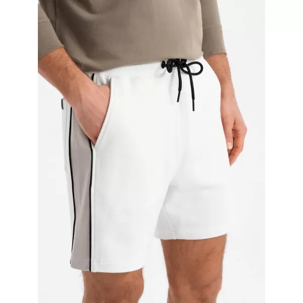  Herrenshorts OMBRE OM-SRSK-0182 WEIß GEBROCHEN 