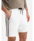 Herrenshorts OMBRE OM-SRSK-0182 WEIß GEBROCHEN