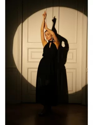 Kleid MAKOVER K169 SCHWARZ