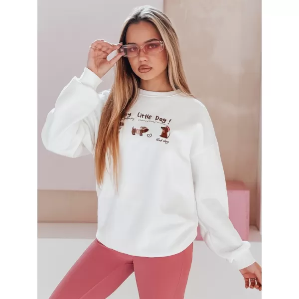  Damen Sweatshirt DSTREET JAMNIKOVE BY1498 WEIß 