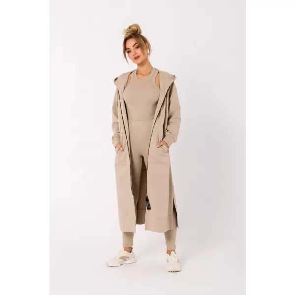  Damen-Sweatshirt MOE M729 BEIGE 