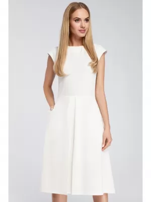 Kleid MOE M296 ECRU WEIß