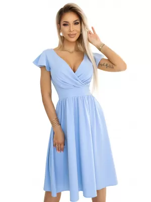 Kleid NUMOCO MATILDE 42-11 HELLBLAU