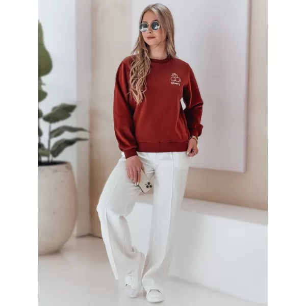  Damen Sweatshirt DSTREET CHERSOFT BY1398 ROT 