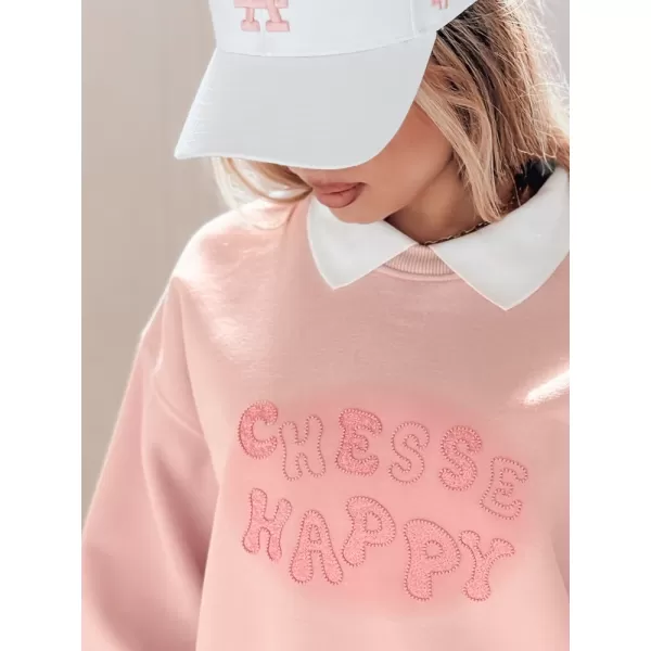  Damen Sweatshirt DSTREET HAPIRES BY1486 ROSA 