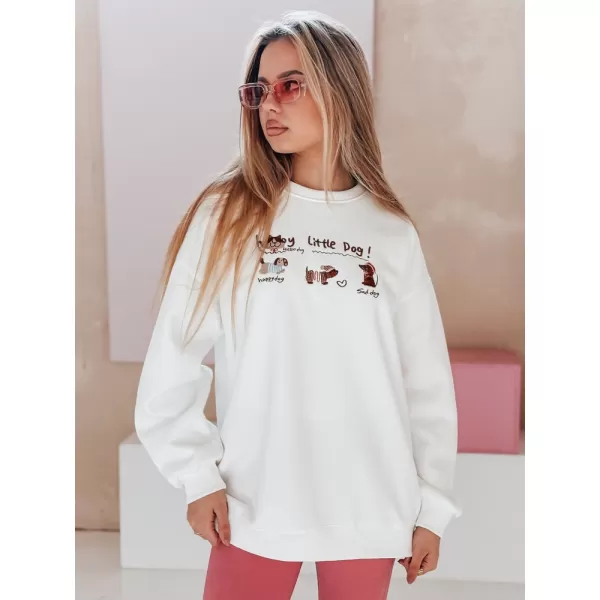  Damen Sweatshirt DSTREET JAMNIKOVE BY1498 WEIß 