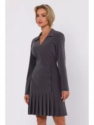 Kleid MOE M752 DUNKELGRAU