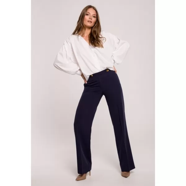 Damenhosen MAKOVER K114 MARINEBLAU 