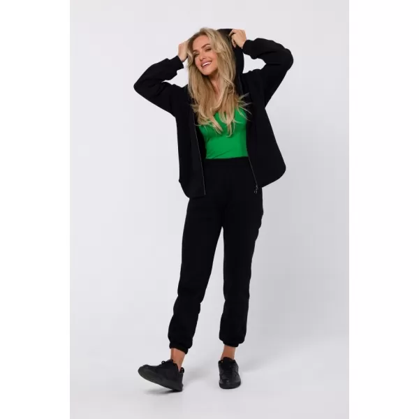  Damen-Sweatshirt MOE M761 SCHWARZ 