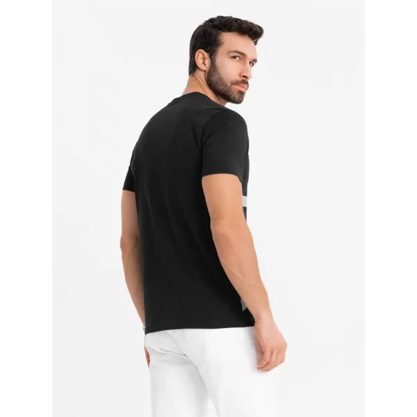  Hemd OMBRE OM-TSPT-0213 SCHWARZ 