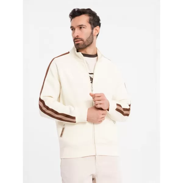  Herren Sweatshirt OMBRE OM-SSZP-0219 CREME 
