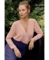 Damenbluse MAKOVER K037 PULVER