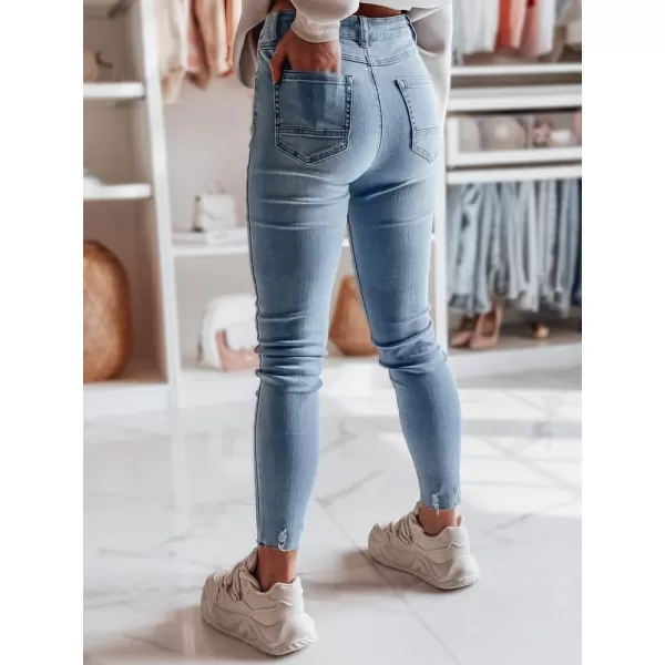  Damenhosen DSTREET SKINNIZA UY2357 BLAU 