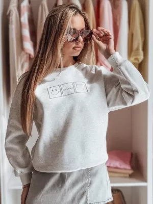 Damen Sweatshirt DSTREET EASYJOY BY1517 DUNKELGRAU