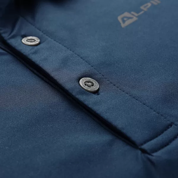  Herren t -Shirt mit einem Kragen ALPINE PRO COOWEL 2 BLAU 