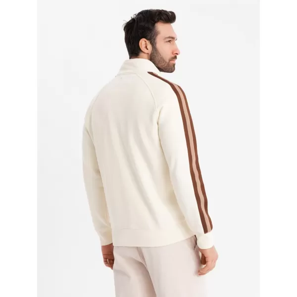  Herren Sweatshirt OMBRE OM-SSZP-0219 CREME 