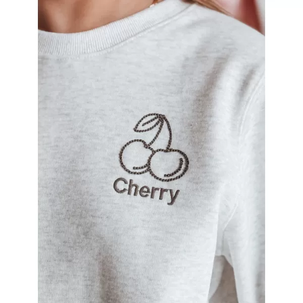  Damen Sweatshirt DSTREET CHERSOFT BY1402 HELLGRAU 