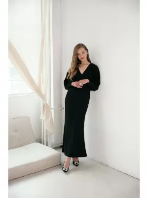 Kleid MAKOVER K143 SCHWARZ
