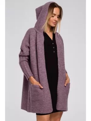 Strickjacke für Damen MOE M556 LILA