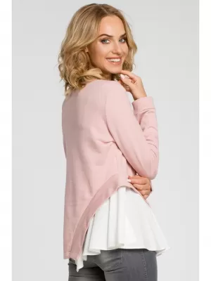 Damenbluse MOE M333 PULVER