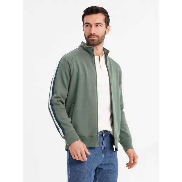  Herren -Sweatshirt OMBRE OM-SSZP-0219 OLIVE 