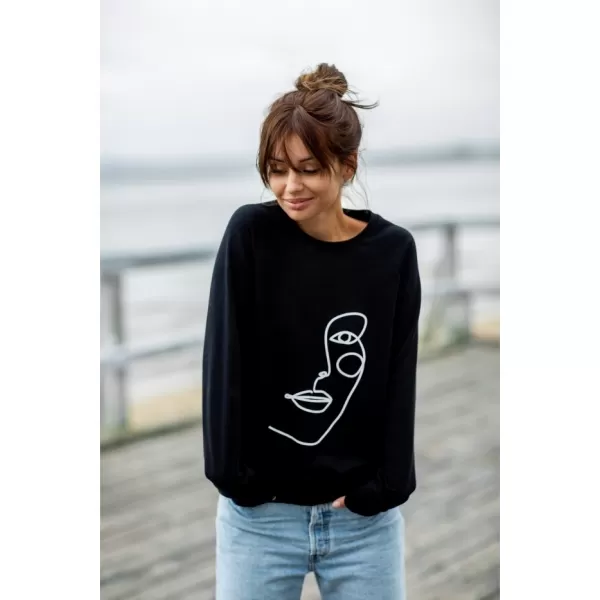  Damen-Sweatshirt BEWEAR B167 SCHWARZ 