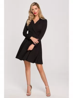 Kleid MAKOVER K138 SCHWARZ