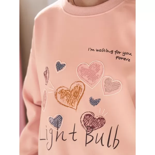  Damen Sweatshirt DSTREET PINKNOTE BY1500 ROSA 