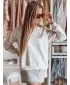 Damen Sweatshirt DSTREET CHERSOFT BY1402 HELLGRAU
